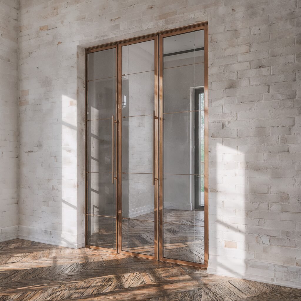 Lofttür mit Bronzeoptik im Industrial-Stil4 | Manufakturx.de 🛠️